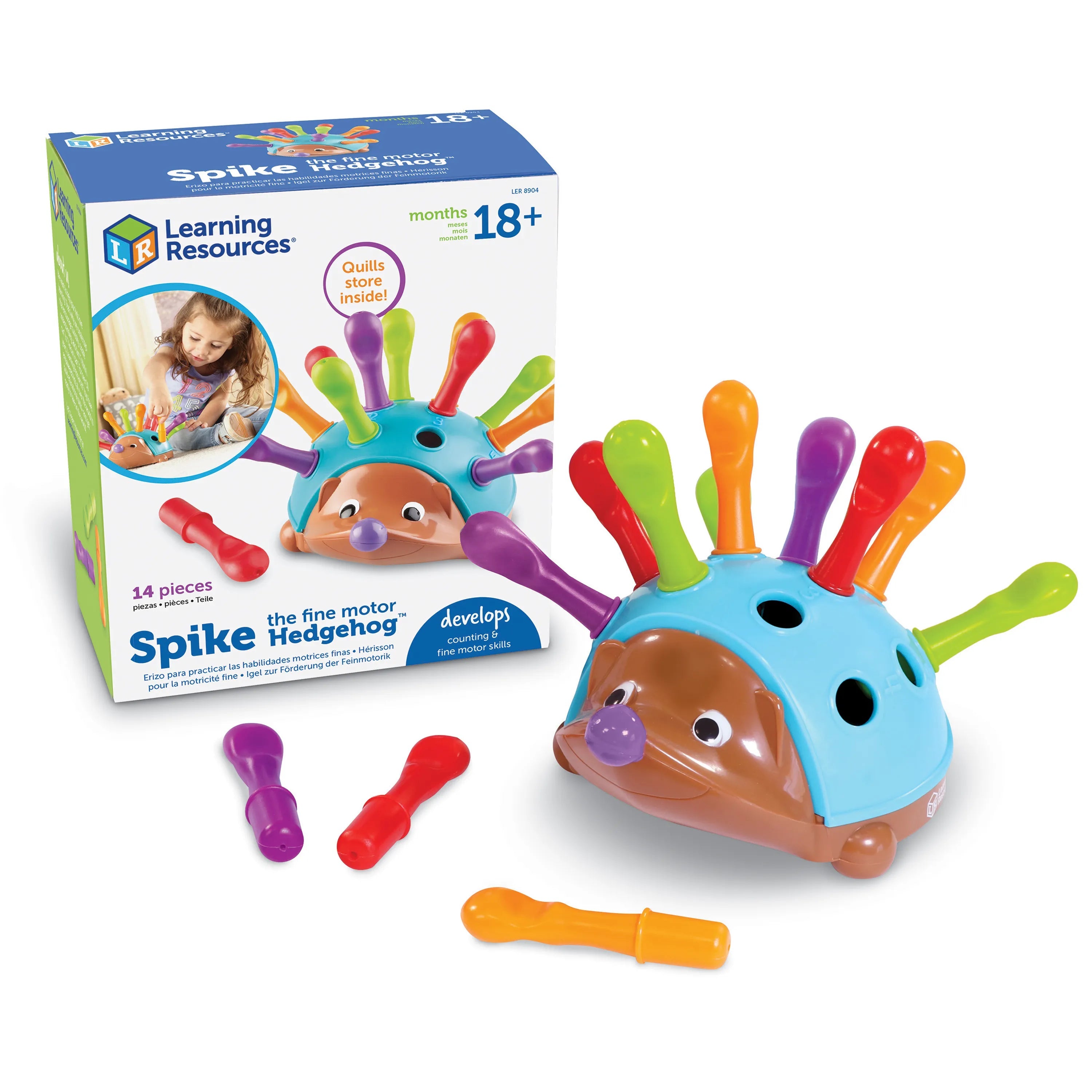 Learning Resources-Spike the Fine Motor Hedgehog-LER8904-Legacy Toys