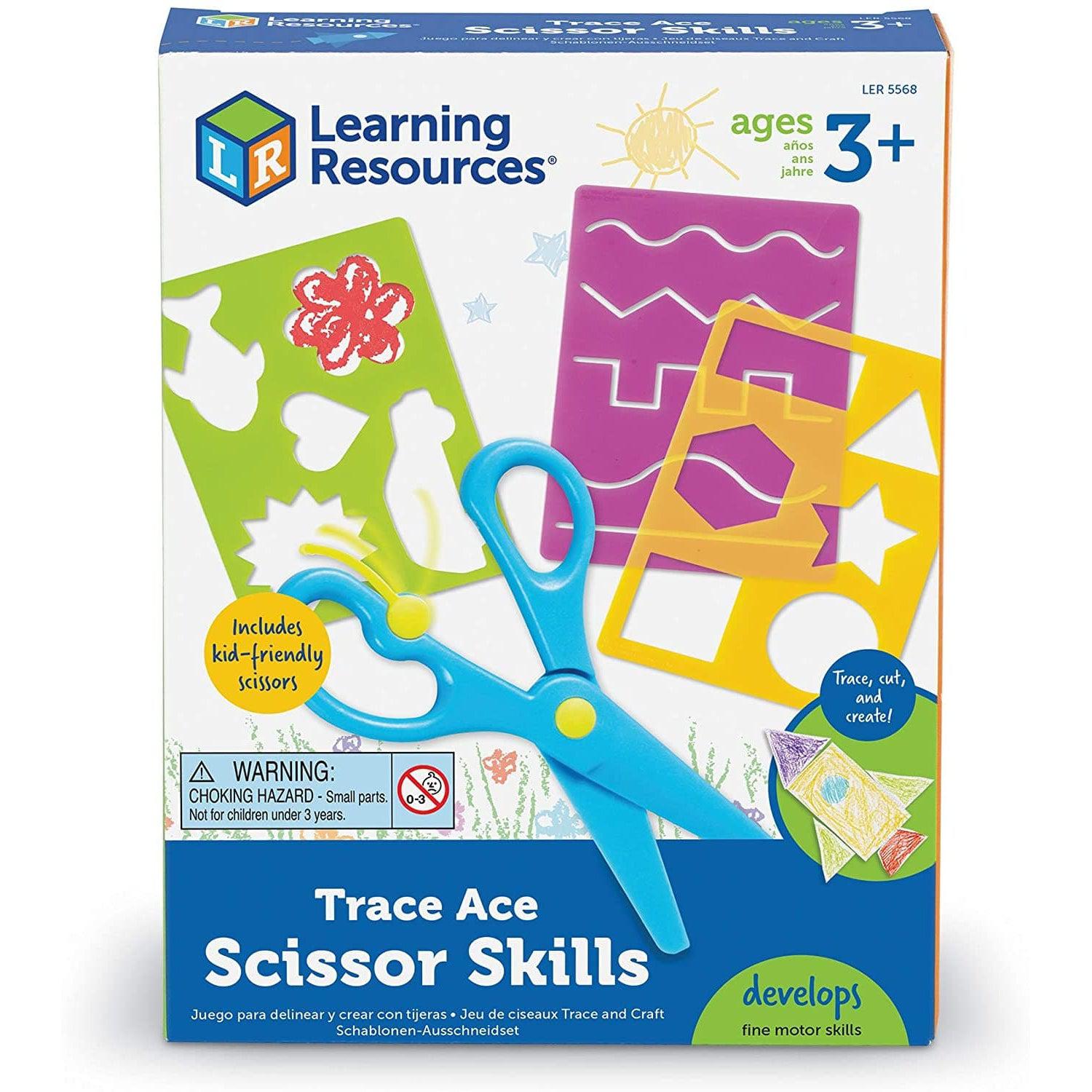 Learning Resources-Trace Ace Scissor Skills-LER5568-Legacy Toys