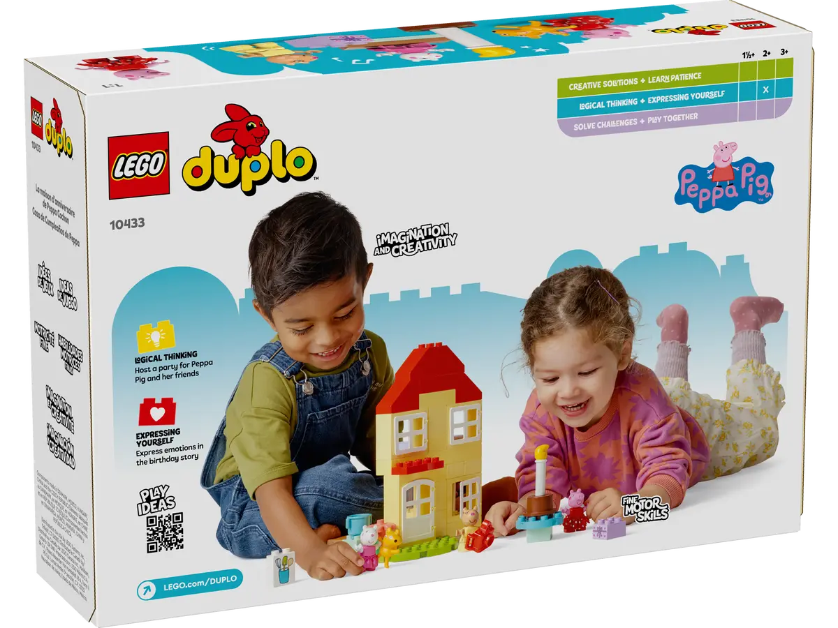 Lego-DUPLO - Peppa Pig Birthday House-10433-Legacy Toys