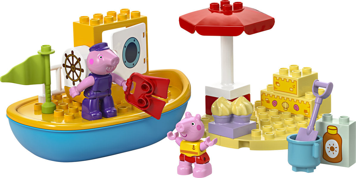 Lego-DUPLO - Peppa Pig Boat Trip-10432-Legacy Toys