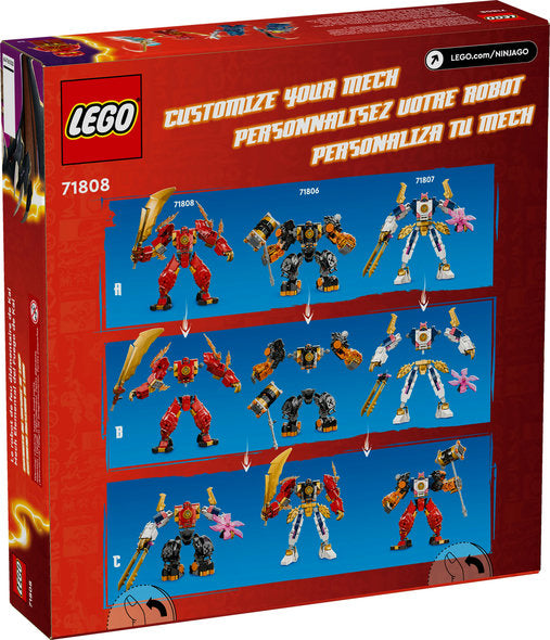 Lego-Kai's Elemental Fire Mech-71808-Legacy Toys