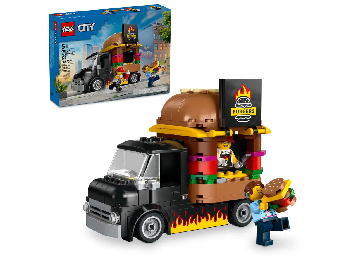 Lego-LEGO City - Burger Truck-60404-Legacy Toys