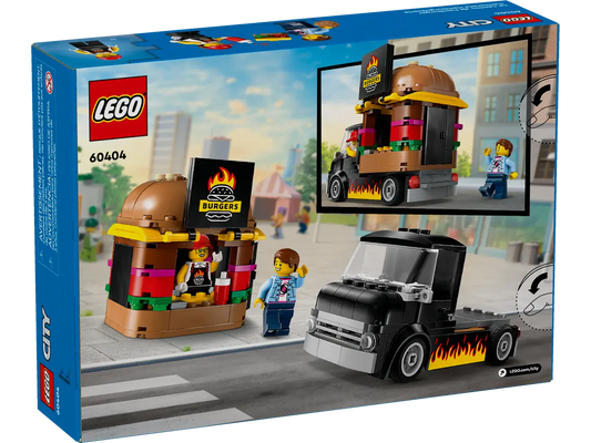Lego-LEGO City - Burger Truck-60404-Legacy Toys