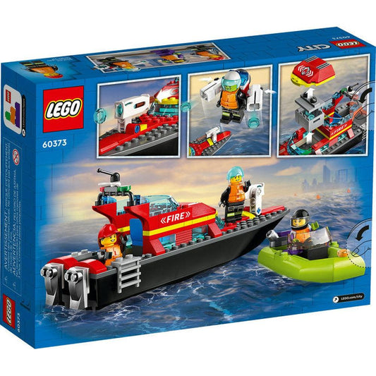 Lego-LEGO City - Fire Rescue Boat-60373-Legacy Toys