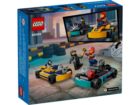 Lego-LEGO City - Go-Karts and Race Drivers-60400-Legacy Toys