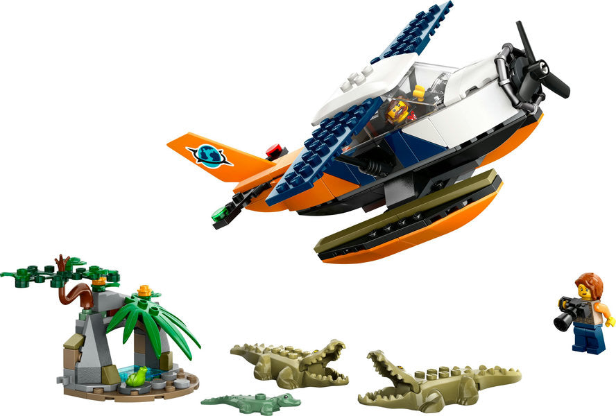 Lego-LEGO City - Jungle Explorer Water Plane-60425-Legacy Toys