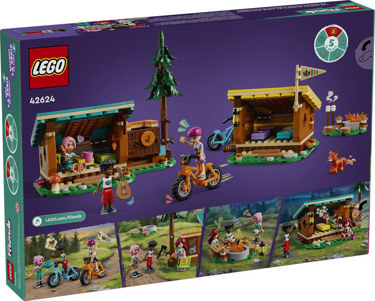 Lego-LEGO Friends - Adventure Camp Cozy Cabins-42624-Legacy Toys