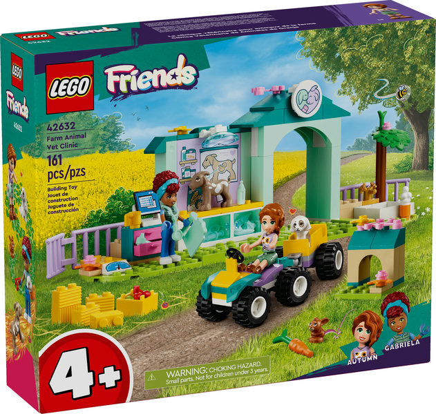 Lego-LEGO Friends - Farm Animal Vet Clinic-42632-Legacy Toys