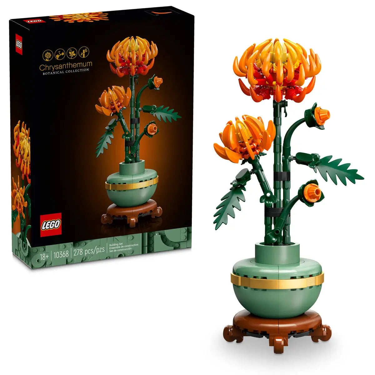 Lego-LEGO Icons Botanical Collection - Chrysanthemum-10368-Legacy Toys