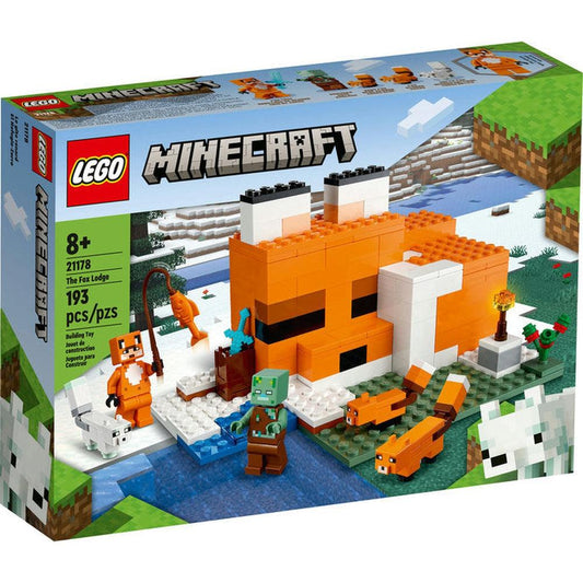 Lego-LEGO Minecraft The Fox Lounge-21178-Legacy Toys