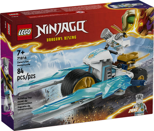 Lego-LEGO Ninjago - Zane's Ice Motorcycle-71816-Legacy Toys