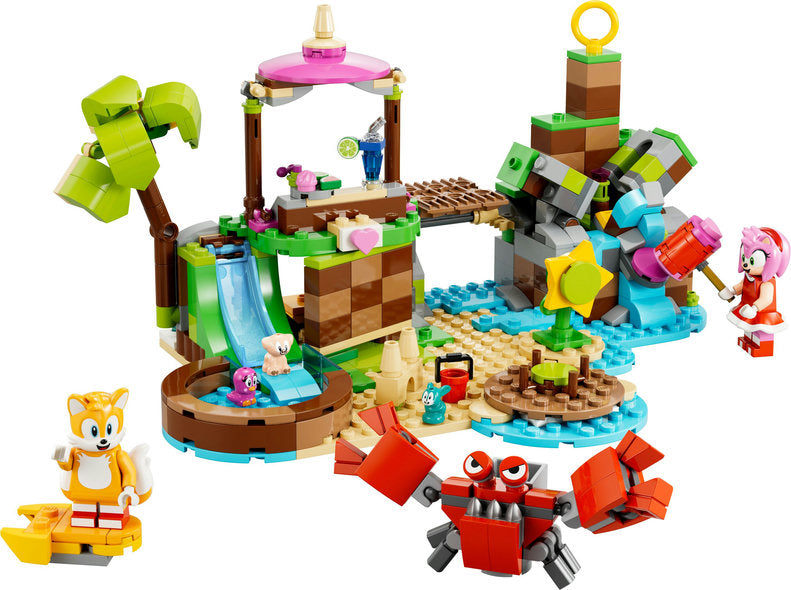 Lego-LEGO Sonic - Amy's Animal Rescue Island-76992-Legacy Toys