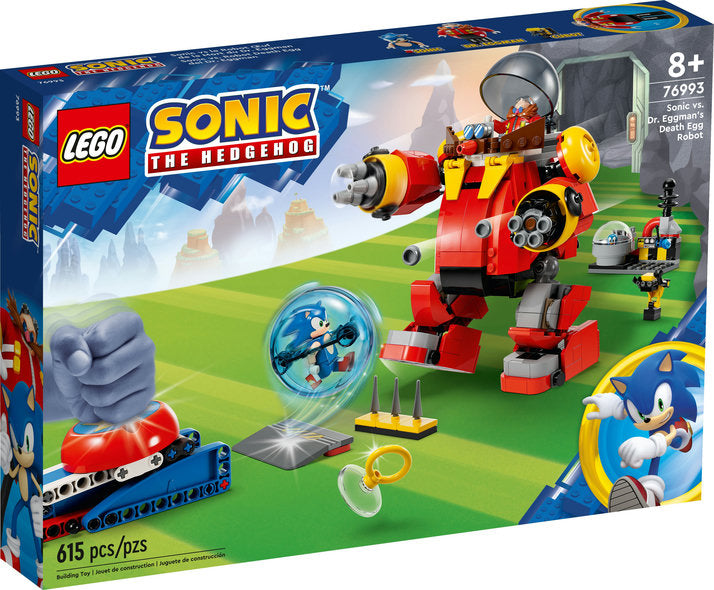 Lego-LEGO Sonic - Sonic vs. Dr. Eggman's Death Egg Robot-76993-Legacy Toys