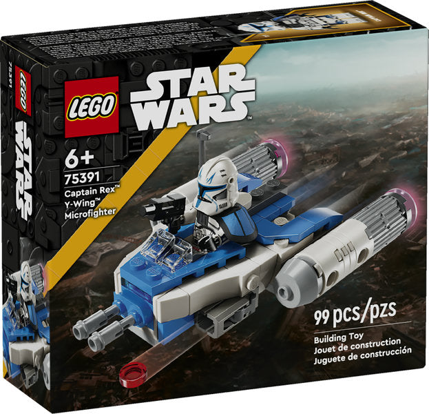 Lego-LEGO Star Wars - Captain Rex Y-Wing Microfighter-75391-Legacy Toys