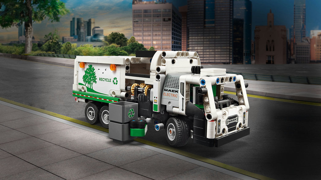 Lego-Mack LR Electric Garbage Truck-42167-Legacy Toys