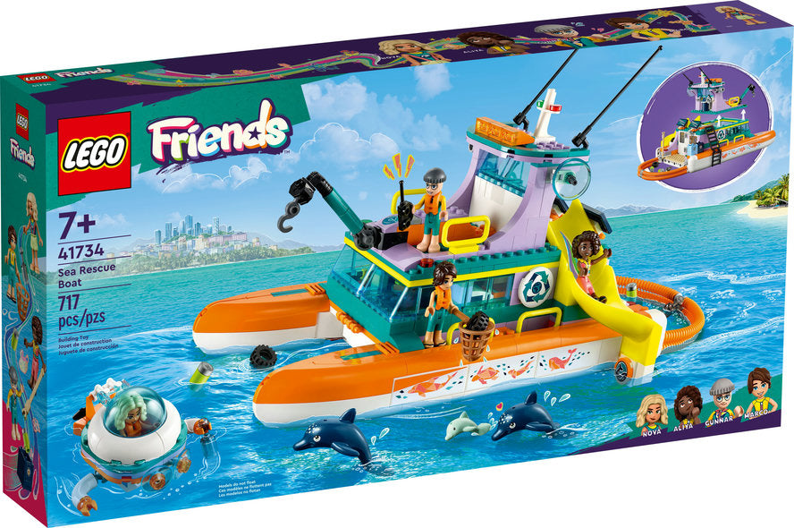 Lego-Sea Rescue Boat-41734-Legacy Toys