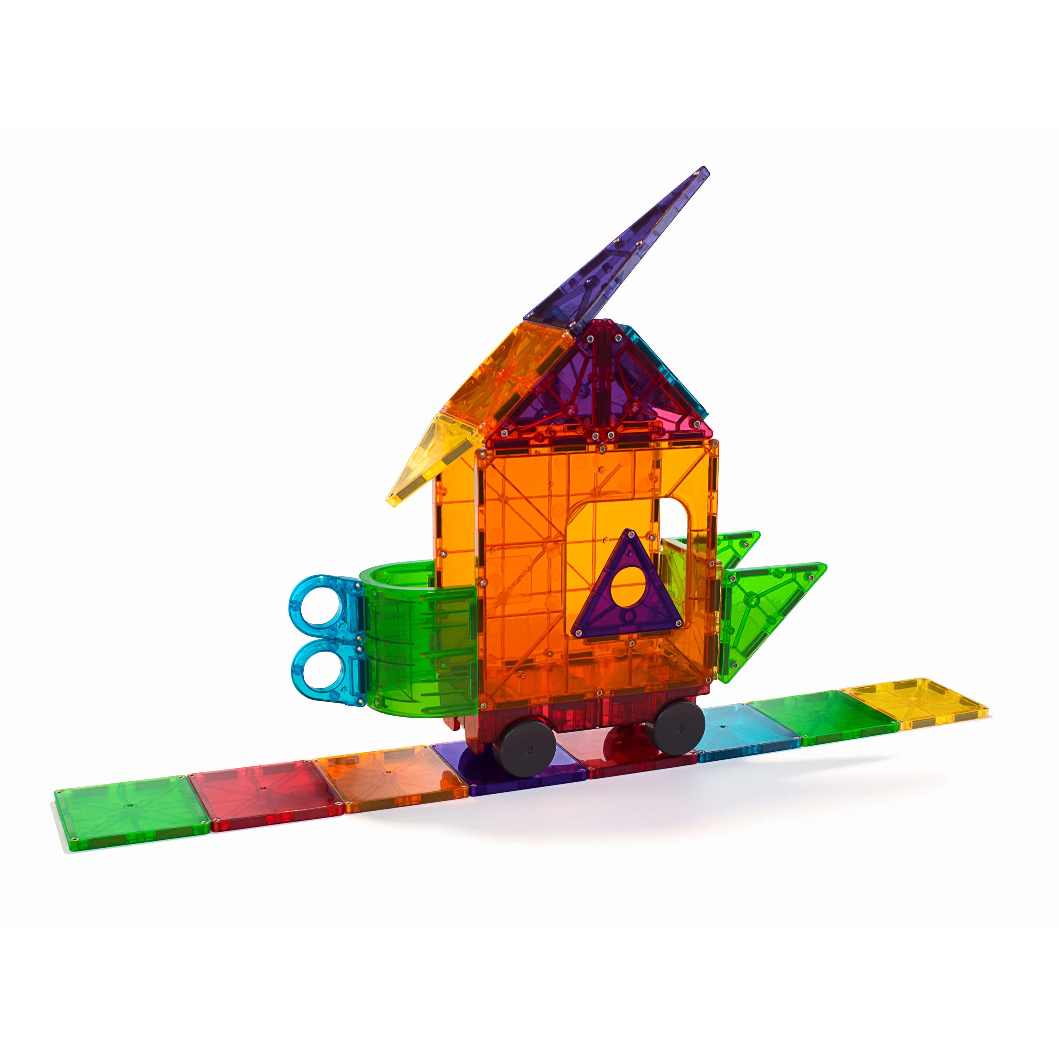 Magna-Tiles-Magna-Tiles 48 Piece Set - Clear Colors-12148-Legacy Toys