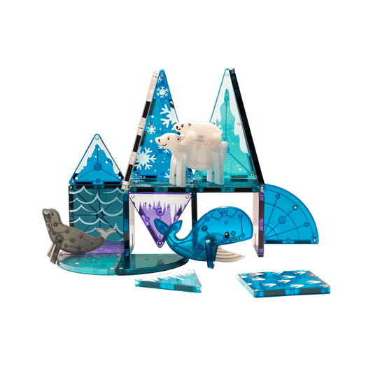 Magna-Tiles-Magna-Tiles Arctic Animals 25 Piece Set-21125-Legacy Toys