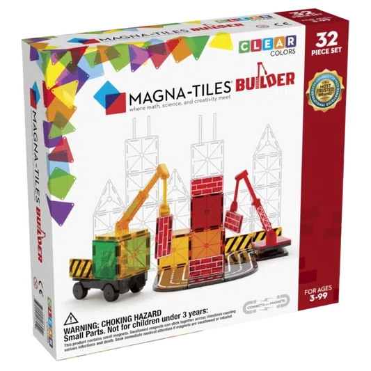 Magna-Tiles-Magna-Tiles Builder 32 Piece Set-21632-Legacy Toys