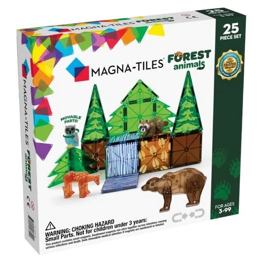 Magna-Tiles-Magna-Tiles Forest Animals 25 Piece set-22225-Legacy Toys