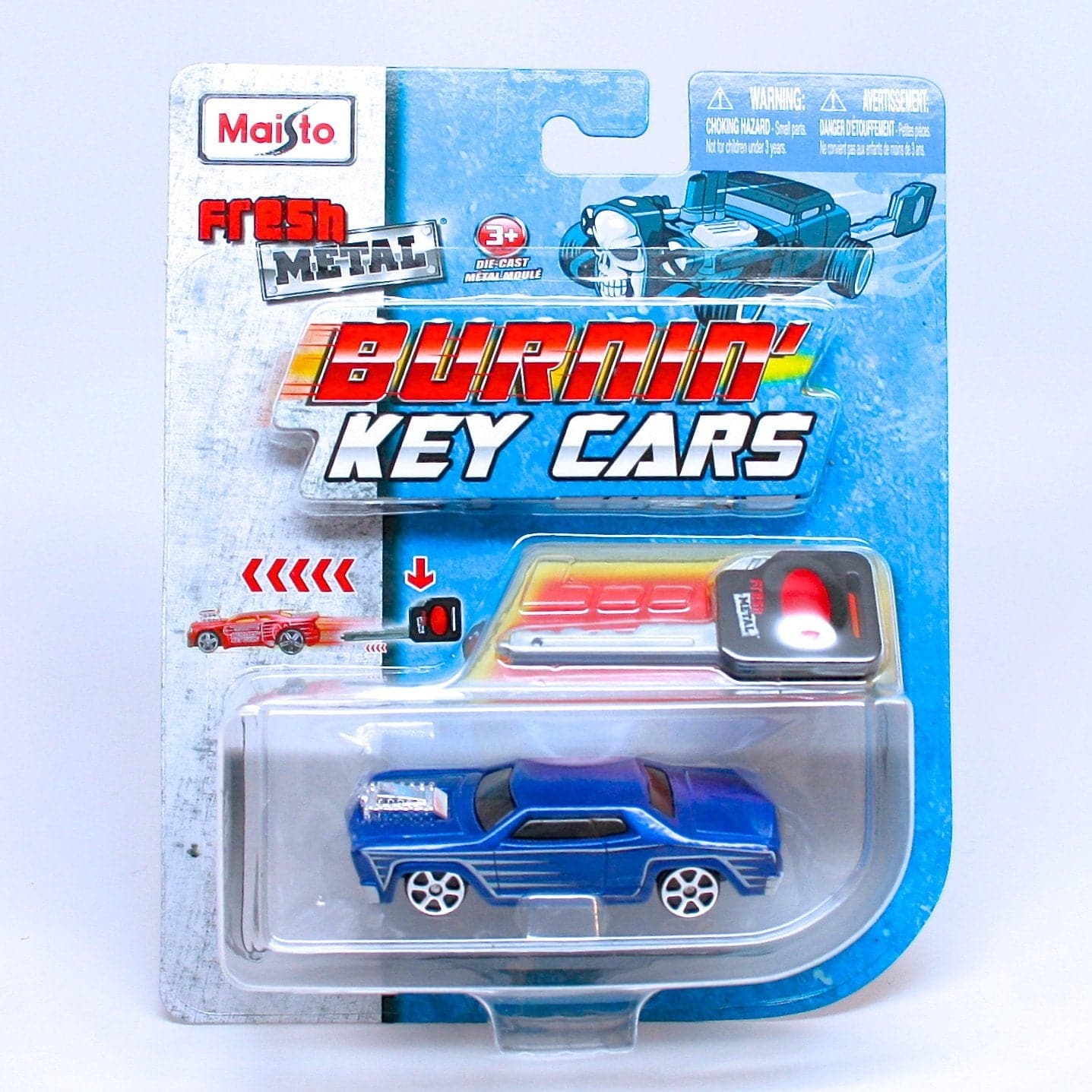 Maisto-1:64 3" Fresh Metal Burnin Key Cars Assorted Styles-15101-Legacy Toys