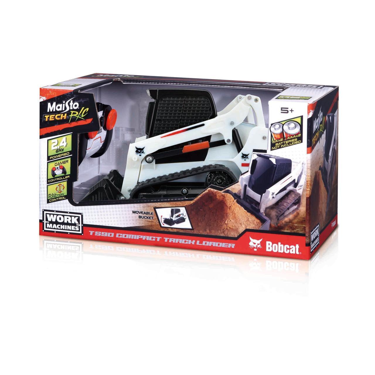 Maisto-R/C Work Machines Bobcat T590 Track Loader-82183-Legacy Toys