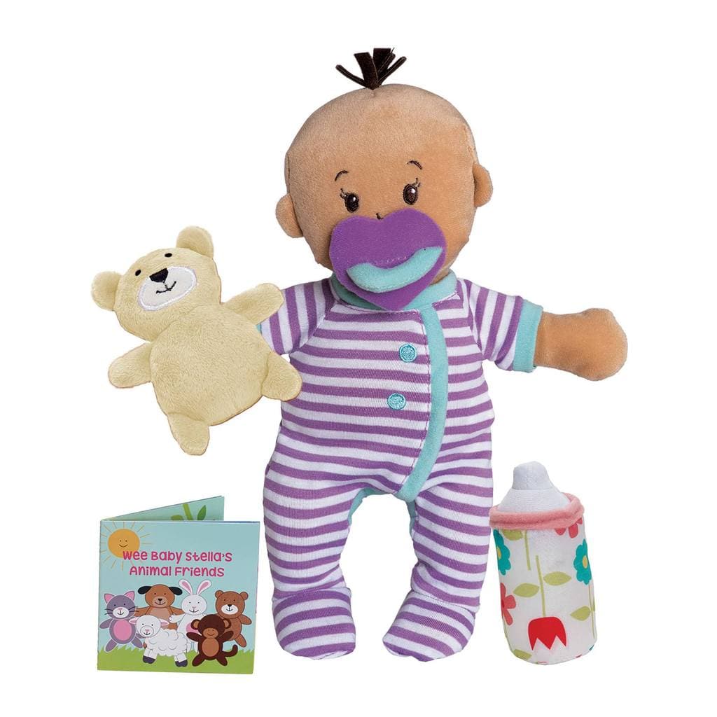 Manhattan Toy-Wee Baby Stella Doll - Sleepy Times Scents Set Beige-154300-Legacy Toys