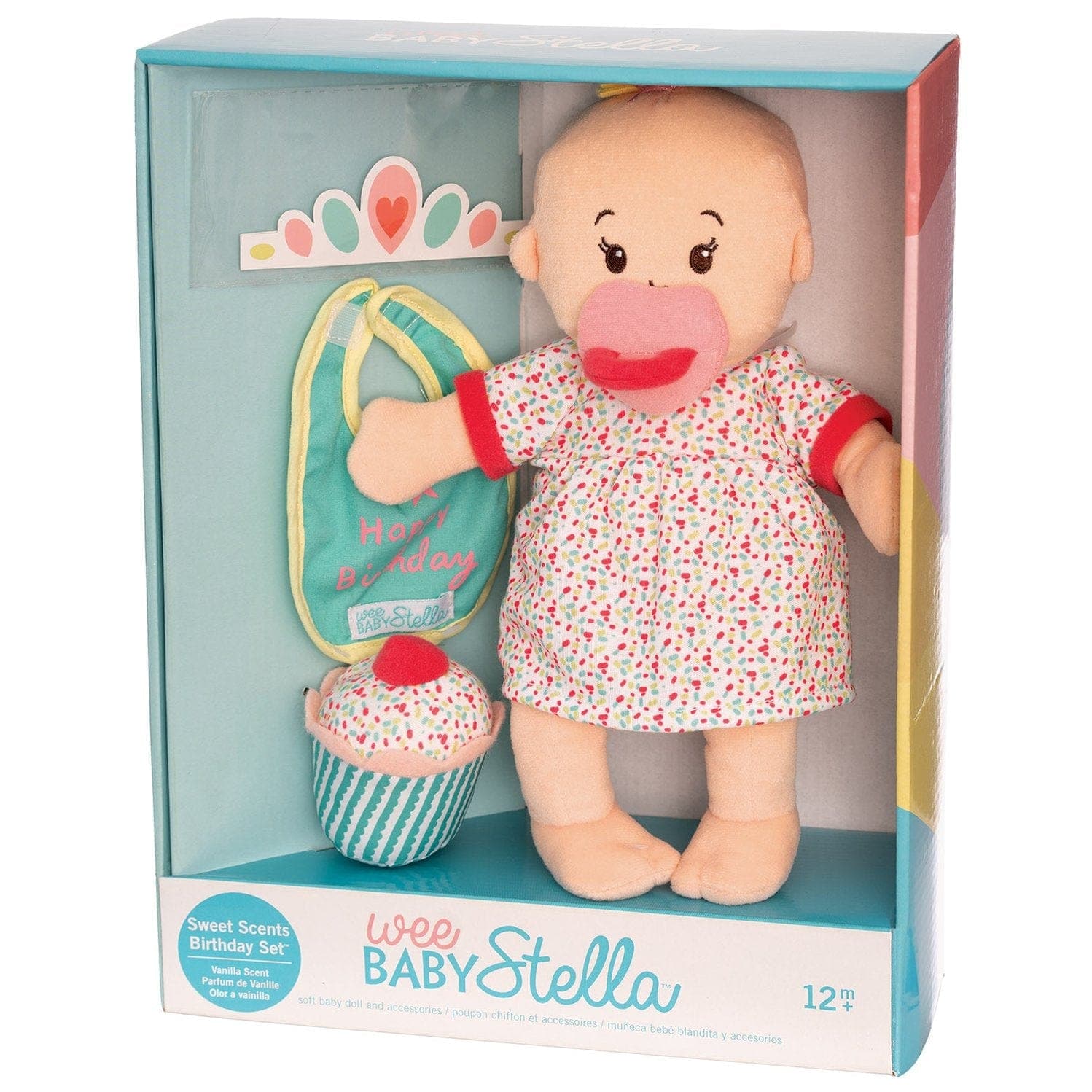 Manhattan Toy-Wee Baby Stella Doll - Sweet Scents Birthday Set-152930-Legacy Toys