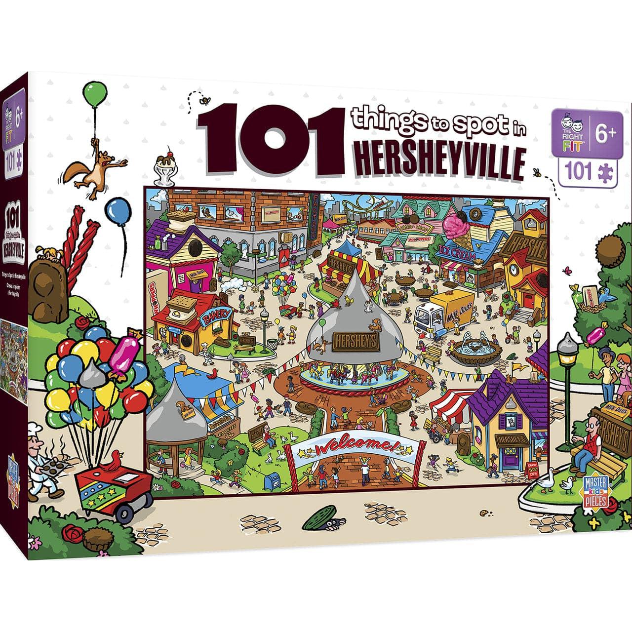 MasterPieces-101 Things to Spot - In Hersheyville - 101 Piece Puzzle-12004-Legacy Toys
