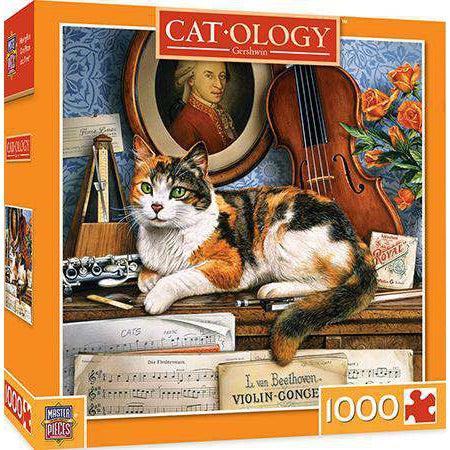 MasterPieces-Catology - Gershwin - 1000 Piece Puzzle-71761-Legacy Toys