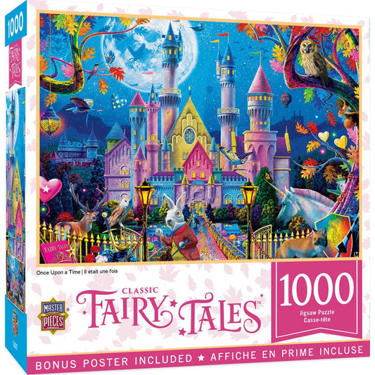 MasterPieces-Classic Fairy Tales - Once Upon a Time - 1000 Piece Puzzle-72236-Legacy Toys
