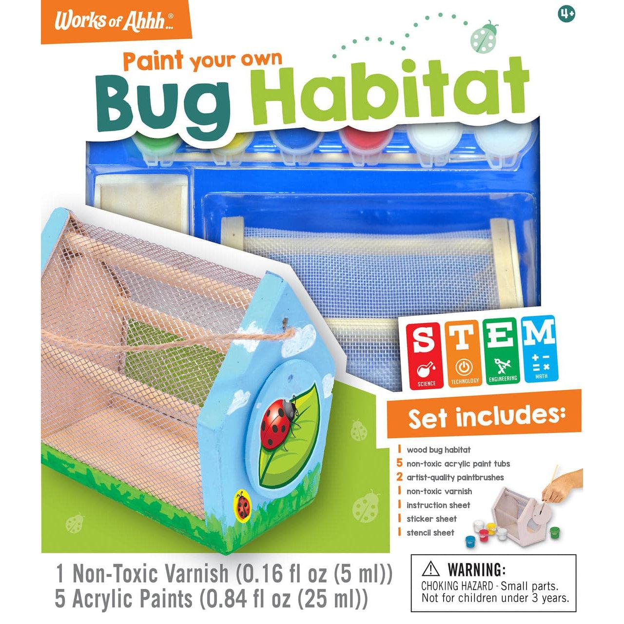 MasterPieces-Classic Wood Paint Kit - Bug Habitat-21695-Legacy Toys