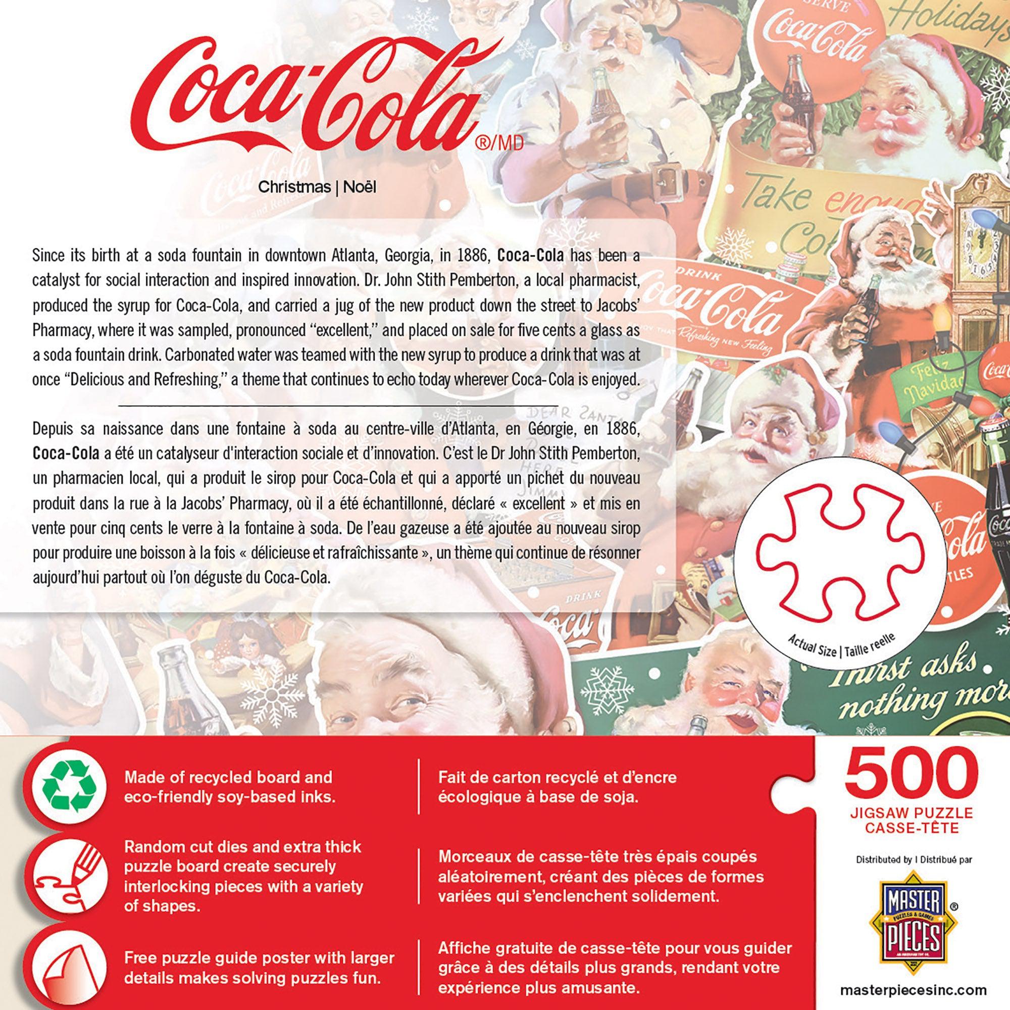 MasterPieces-Coca-Cola Holiday - 500 Piece Puzzle-32365-Legacy Toys