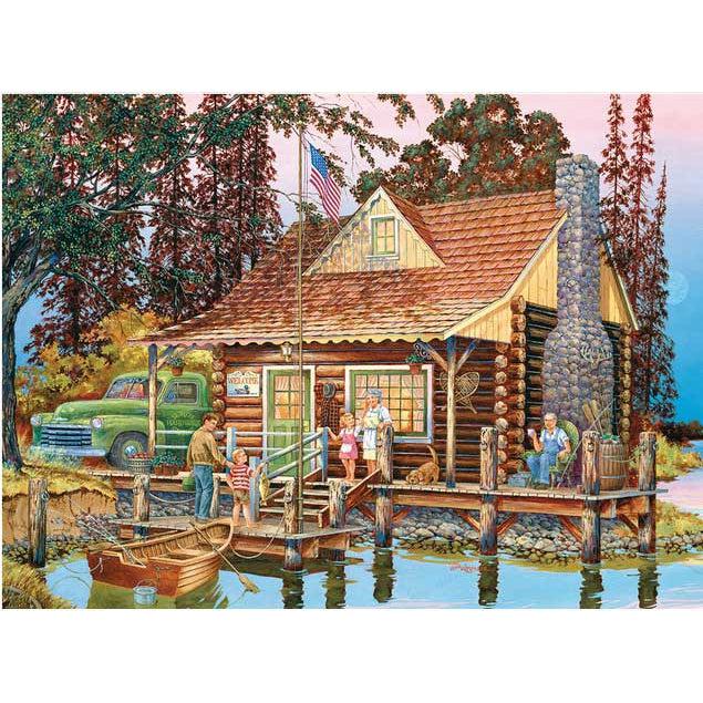 MasterPieces-Great Outdoors - Assortment - 500 Piece Puzzle-31971-Grandpa's Cabin-Legacy Toys