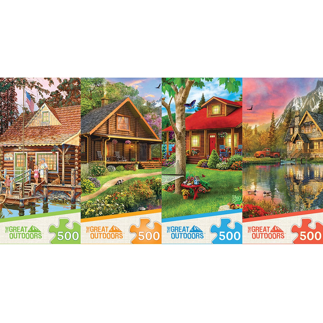 MasterPieces-Great Outdoors - Assortment - 500 Piece Puzzle--Legacy Toys