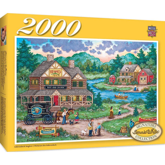 MasterPieces-Signature Collection - Adirondack Anglers - 2000 Piece Puzzle-71968-Legacy Toys