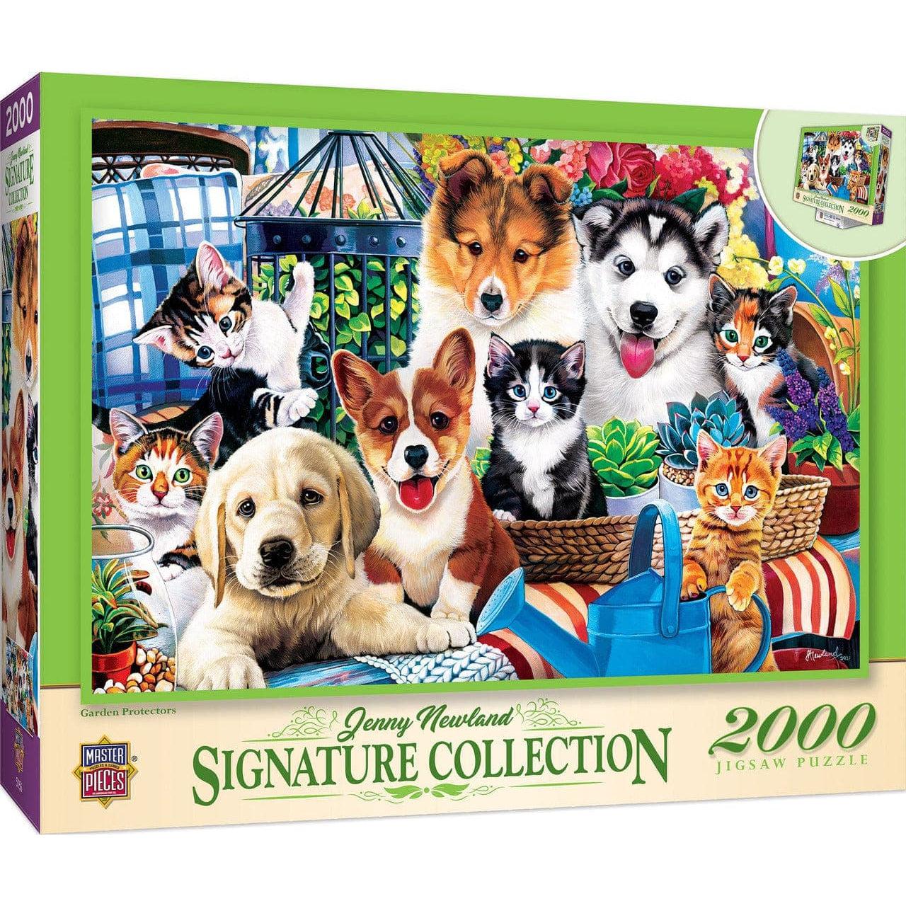 MasterPieces-Signature Collection - Garden Protectors - 2000 Piece Puzzle-72259-Legacy Toys