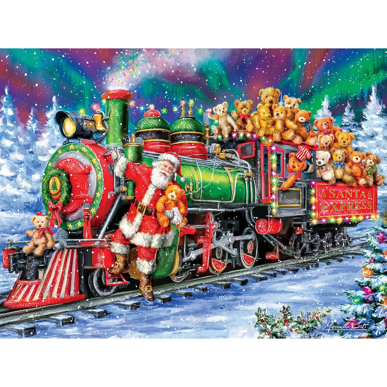 MasterPieces-Signature Collection Holiday - North Pole Delivery - 500 Piece Puzzle-60792-Legacy Toys