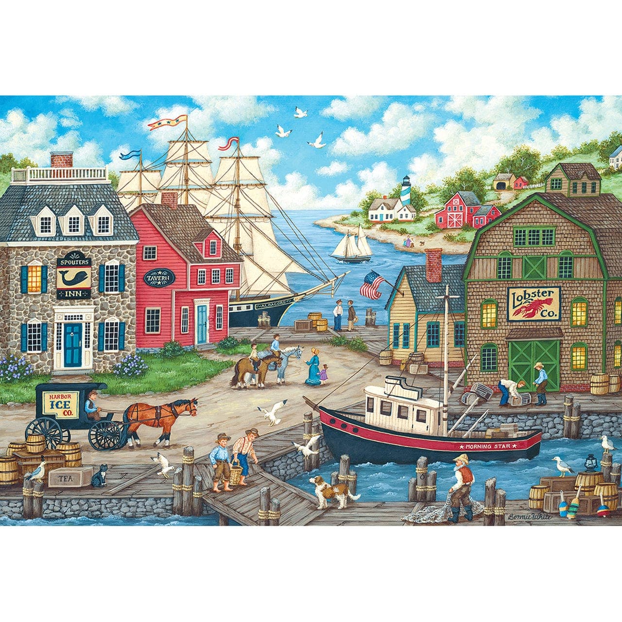 MasterPieces-Signature Collection - Seagulls Delight - 2000 Piece Puzzle-71770-Legacy Toys