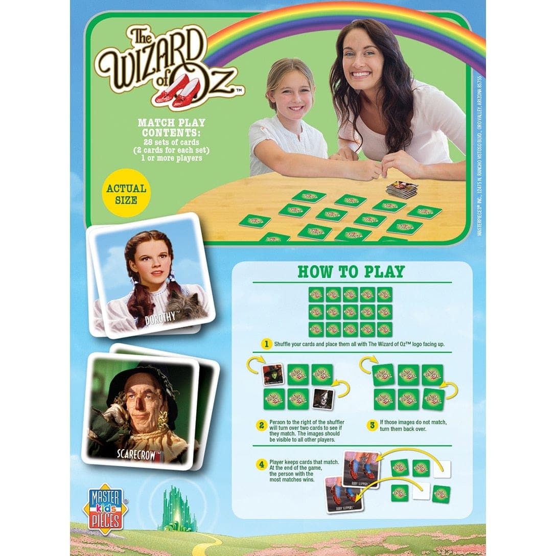 MasterPieces-The Wizard of Oz Card Matching Game-42059-Legacy Toys