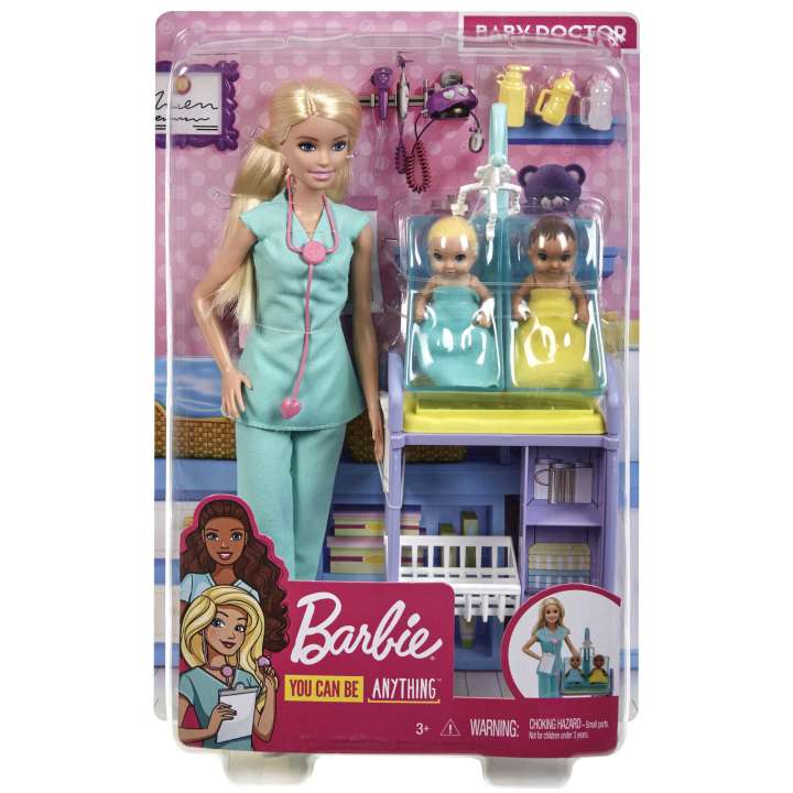 Mattel-Barbie Baby Doctor Doll-GKH23-Legacy Toys