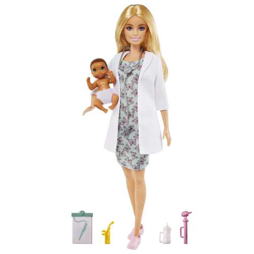 Mattel-Barbie Baby Doctor Doll-GVK03-Legacy Toys