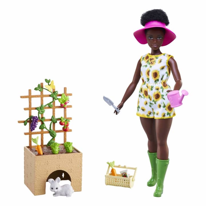 Mattel-Barbie Doll & Garden Playset-HCD45-Legacy Toys