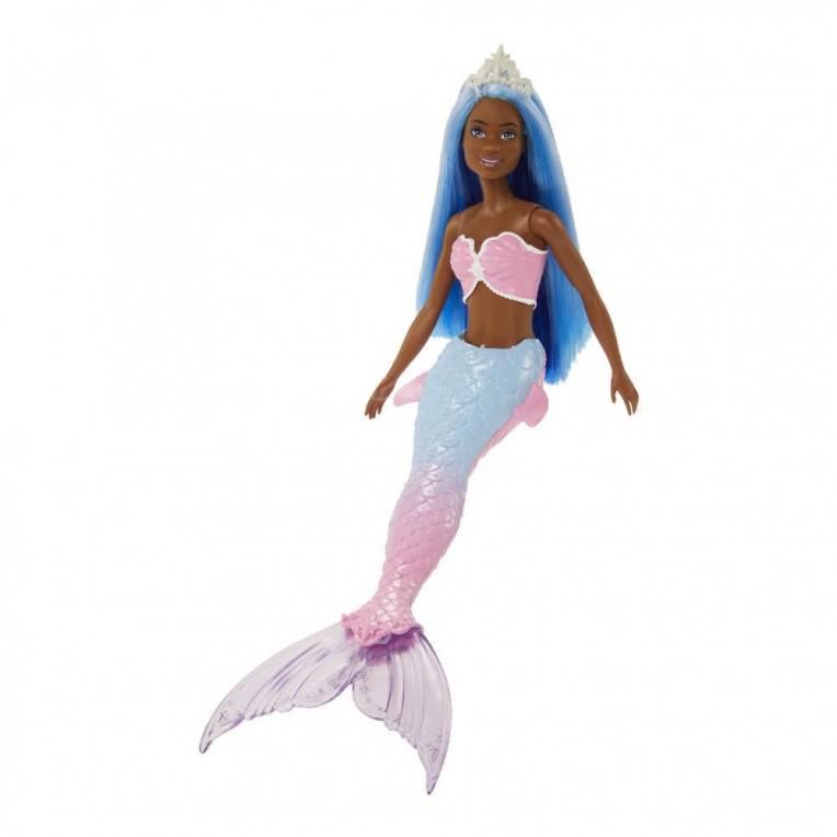 Mattel-BARBIE Dreamtopia Doll Assortment-HGR12-Blue Hair Blue/Pink Tail-Legacy Toys