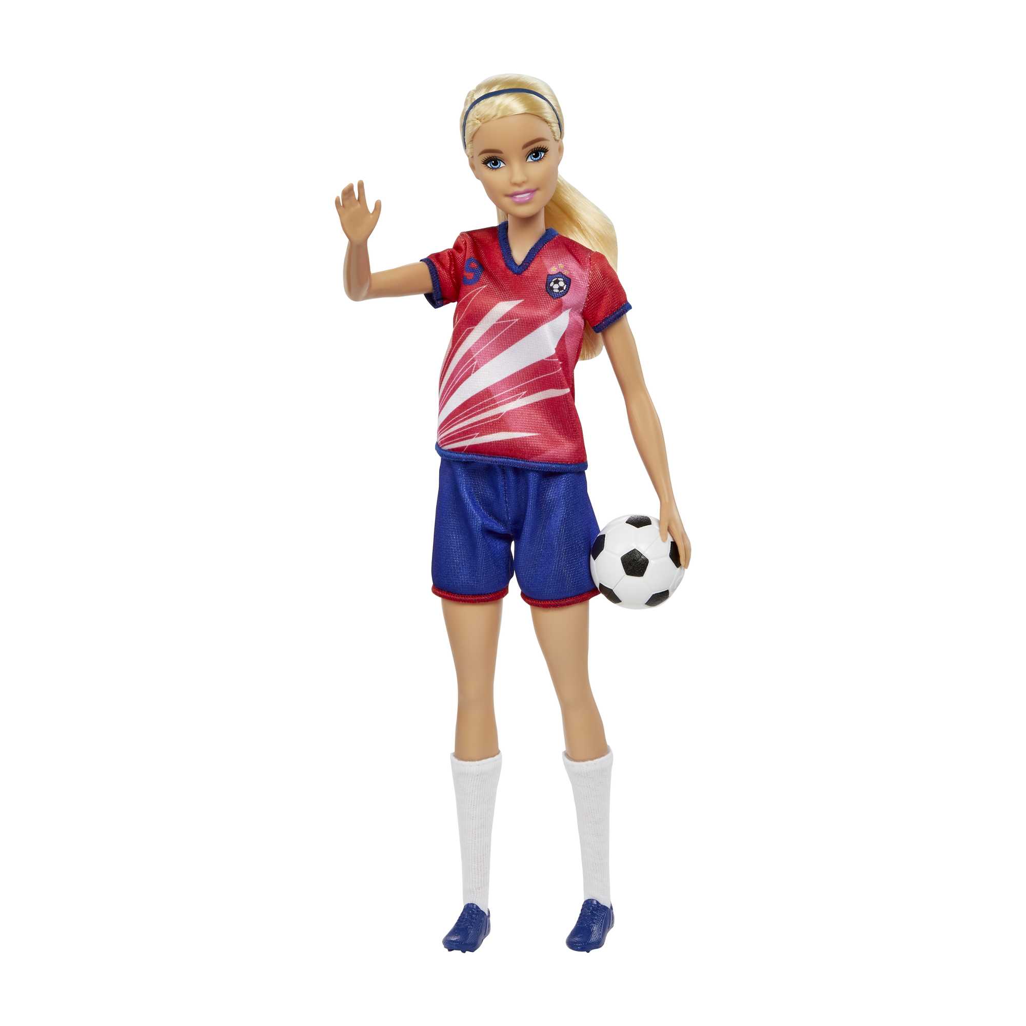 Mattel-Barbie - Soccer Doll 3-HCN17-Legacy Toys