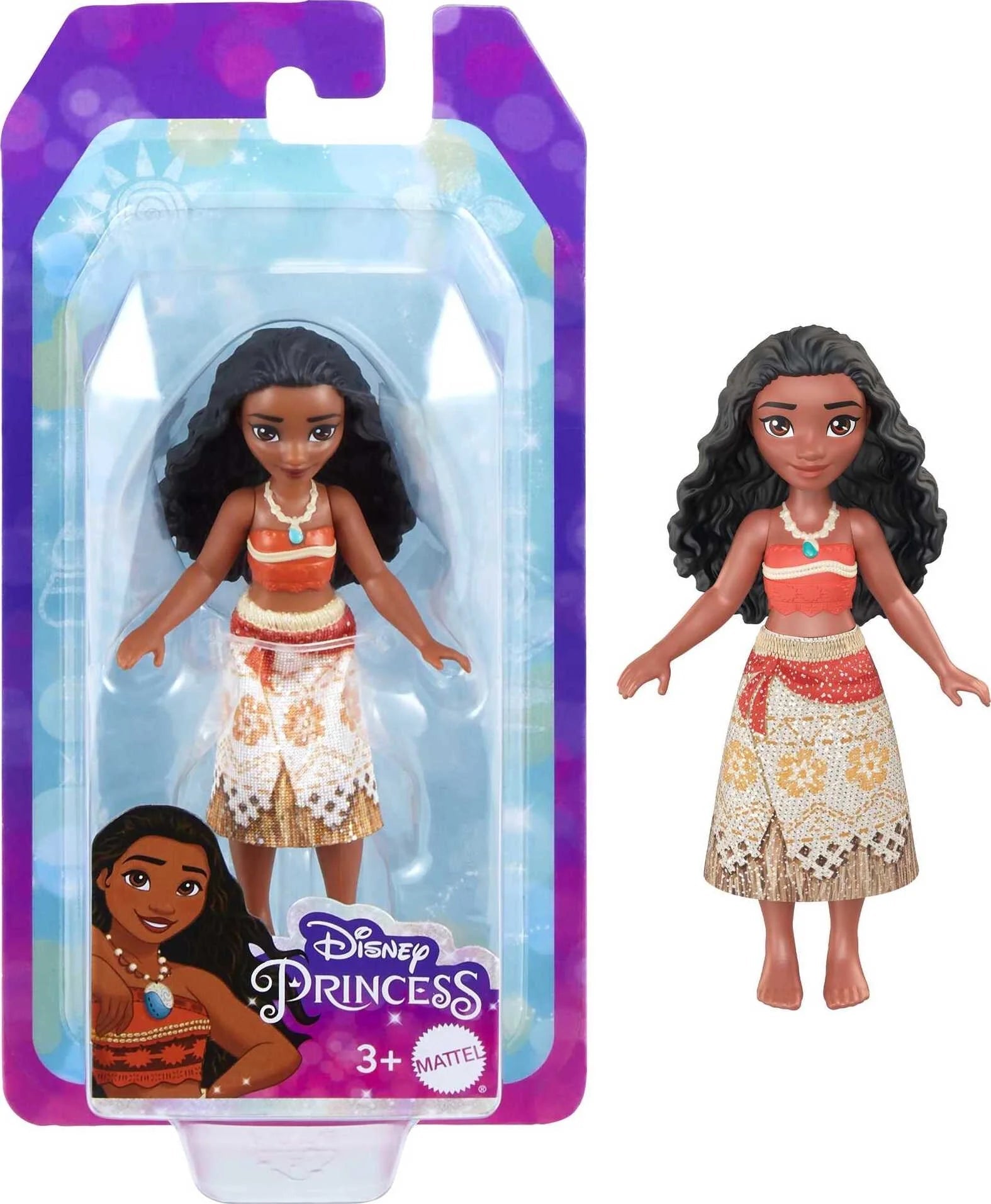 Mattel-Disney Princess Small Doll - Moana-JBX44-Legacy Toys