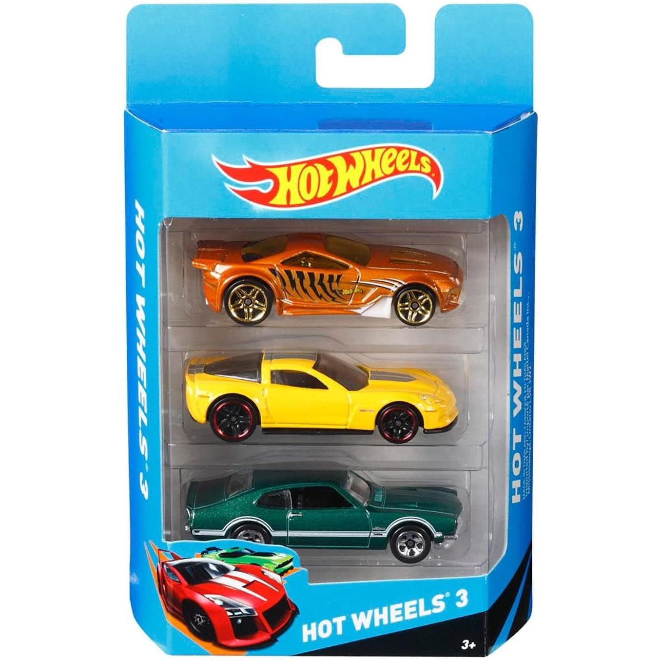 Mattel-Hot Wheels 3 Pack Assortment - Assorted Styles-K5904-Legacy Toys
