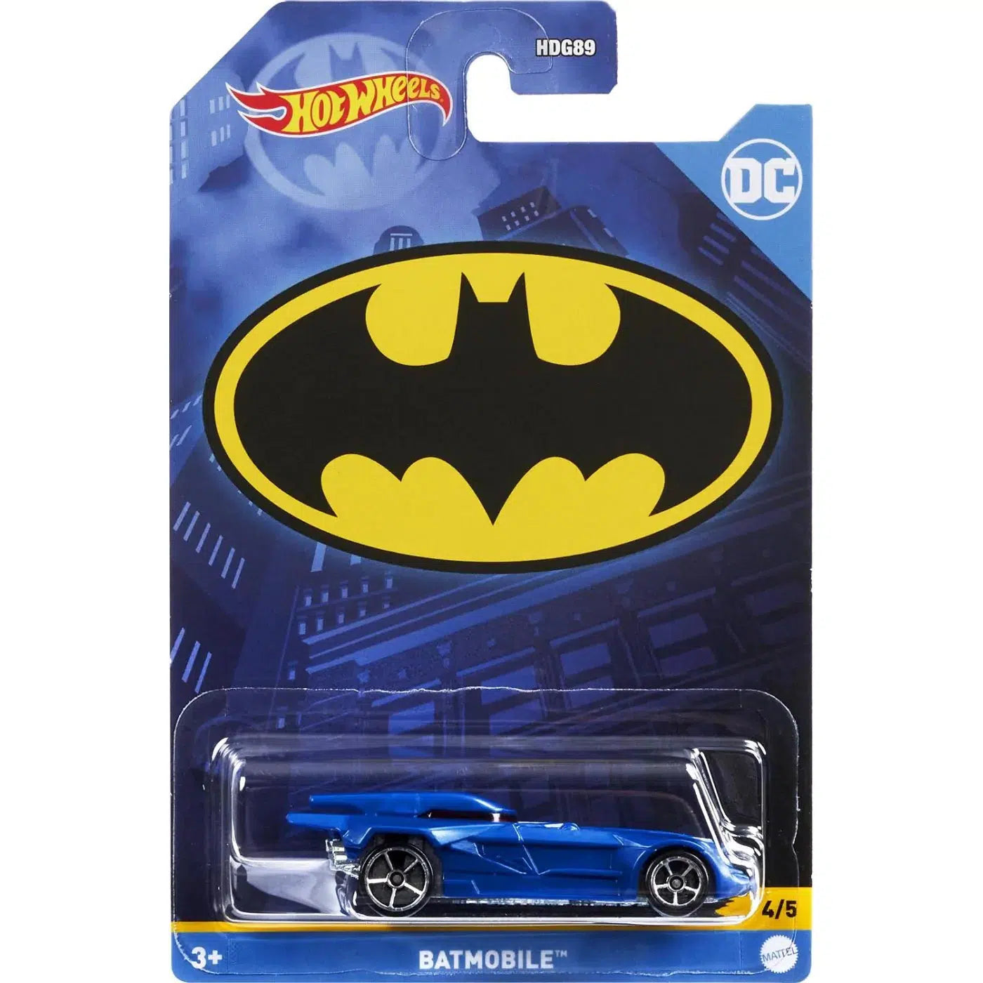 Mattel-Hot Wheels Batman Car-HDK69-Batmobile-Legacy Toys