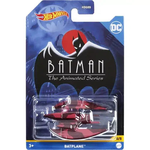 Mattel-Hot Wheels Batman Car-HDK70-Batplane-Legacy Toys