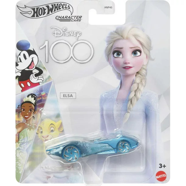 Mattel-Hot Wheels Disney 100 Character Cars - Elsa-HNP49-Legacy Toys